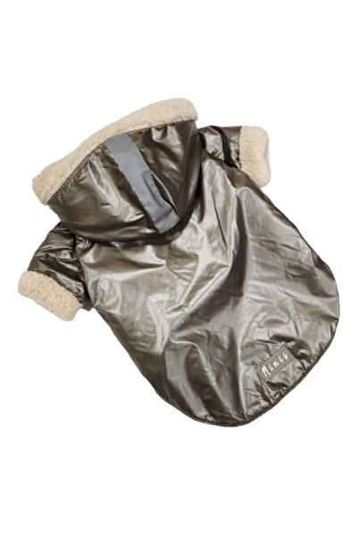 MİNİŞ PET BUTİK Plush Mink Small Breed Dog Raincoat