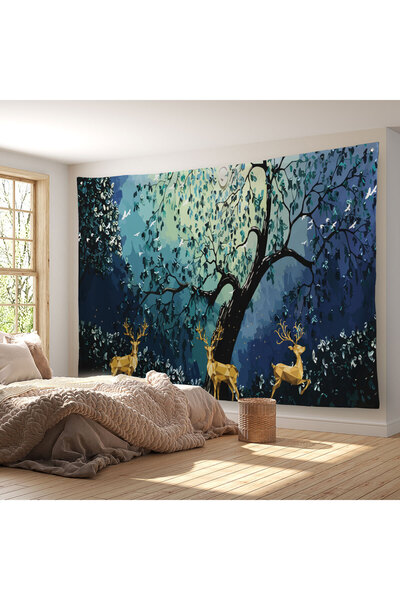 Harita Sepeti Настінне покриття «Місячне світло і ліс» Високоякісний полотнян...