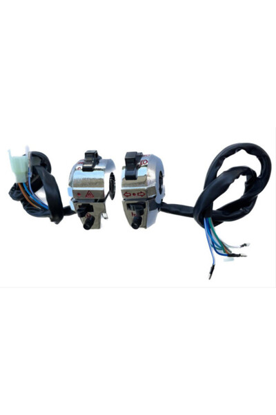 İthal KUMANDA KOMPLE TK 125 CG KUBA (NİKEL) SAĞ+SOL