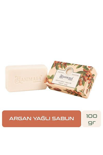 Hanımağa صابون زيت الأرغان الطبيعي 100 جرام