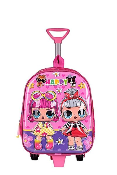 Ezem Store Grădiniță Creșă Copii Valiză Rucsac cu rulare Happy Baby Candy Gir...