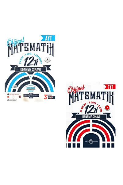Orjinal Orijinal AYT Matematik 12 li ve TYT Matematik 12 li Denemeleri