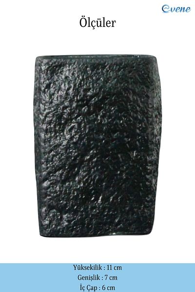 Evene Black Toothbrush Holder - Stand and Holder Brush Model 7