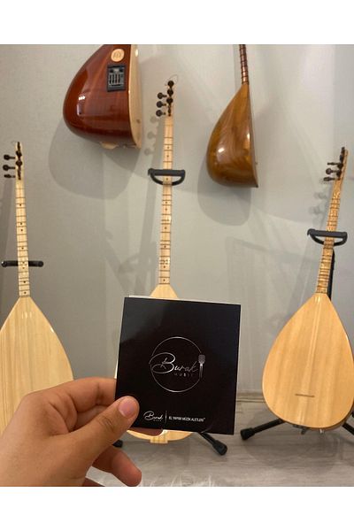 Burakmusic سلك ربط بمقبض طويل من الحرير باملي