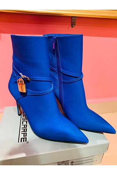 lescarpe Mat Saten Kısa Bot