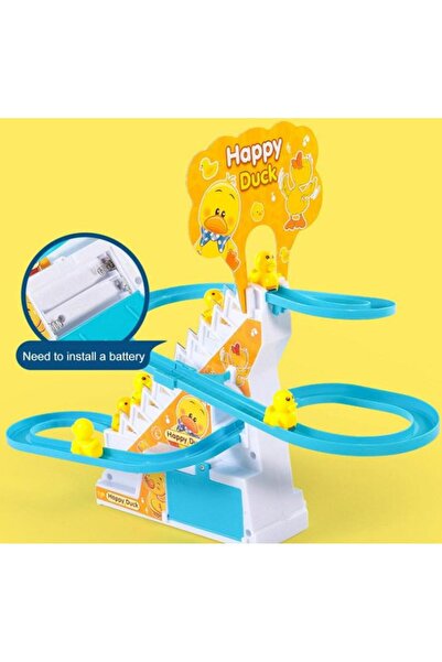 babydoor Happy Duck 9 Ördekli Pilli Merdiven Sesli Eğitici Oyuncak