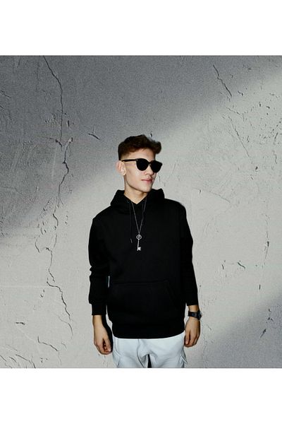 Gölge Store Kaka Leite Back Printed Hooded Sweatshirt