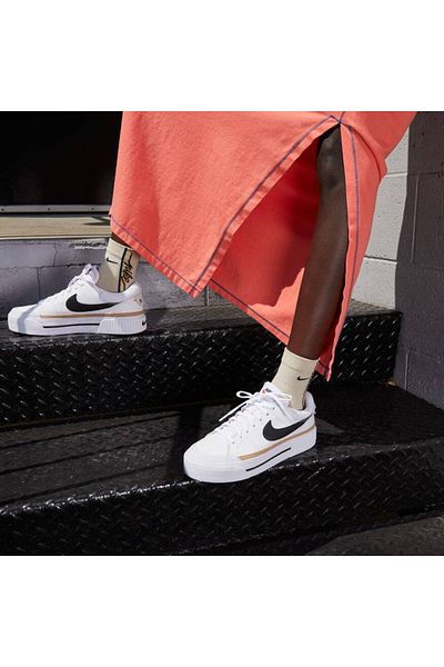 Nike Pantofi de damă Court Legacy Lift alb - colorat