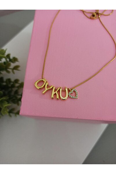 LUCKY ACCESSORIES قلادة على شكل قلب من الفولاذ