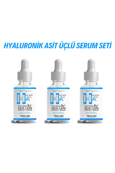 PROCSIN Yoğun Nemlendirici Hyaluronik Asit Serum 20 ml (3 adet)