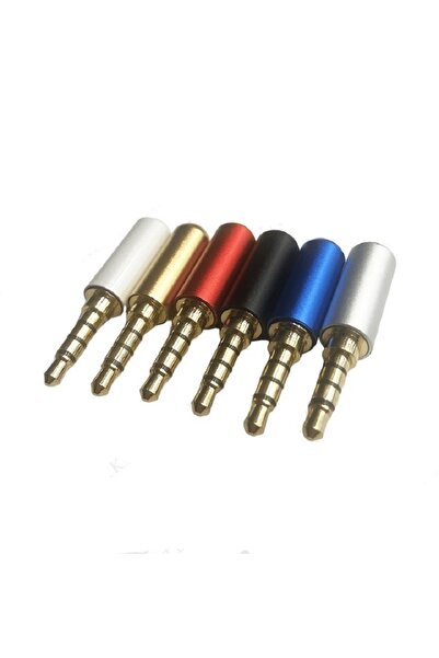 Daier سماعة رأس ملحومة 3.5 ملم ومقبس ميكروفون لون ذهبي IC-261EG