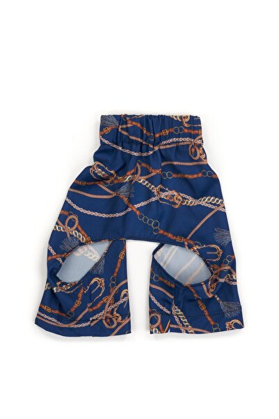 Bi Dolap Ponçik Şort Mayo Lacivert Yumuşak Dokulu Kumaş Kedi Köpek Kıyafeti &...