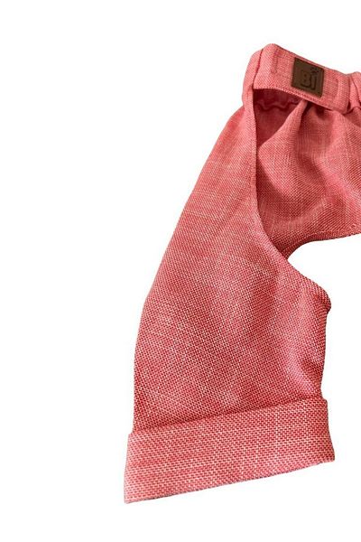 Bi Dolap Ponçik Cool Pants Dried Rose Soft Textured Cotton Linen Fabric Cat Dog Clothes & Trousers