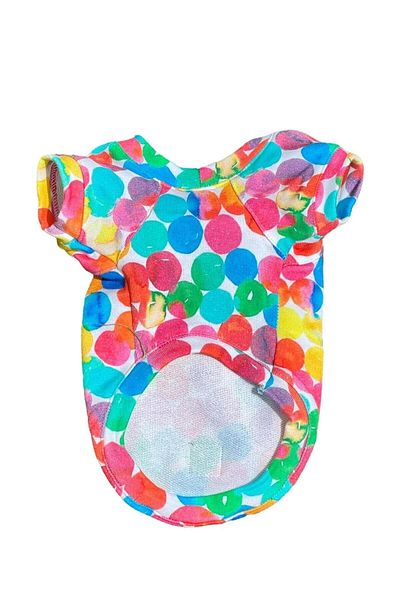 Bi Dolap Ponçik Bubble T-Shirt Colorful Soft Texture Summer Fabric Cat Dog Apparel & T-Shirt