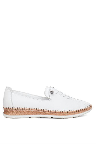 Voyager 8786C Pantofi de damă din piele naturală alb