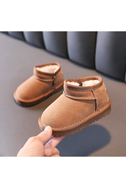 ARSENİK Çocuk Taba Ultra Mini İçi Yünlü Bot Ayakkabı En Az 1 Numara Büyük Sipariş Ediniz