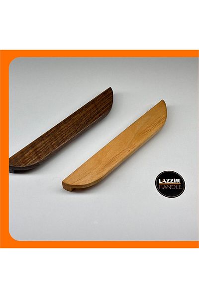 lazzir handle Wooden Oval Handle (224 MM) - Cabinet Handle Drawer Handle 224 Mm