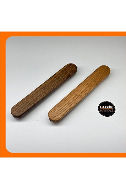 lazzir handle Ahşap Kulp Yuvarlak Başlı Kulp (128 MM)-dolap Kulpu Çekmce Kulp...