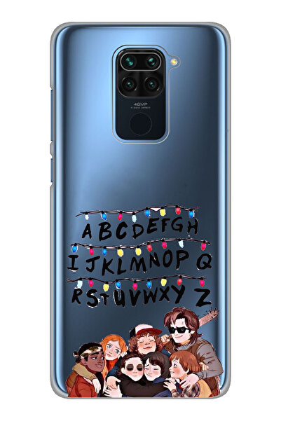 Magic Ring Xiaomi Redmi Note 9 Uyumlu Stranger Things Desenli Şeffaf Telefon ...