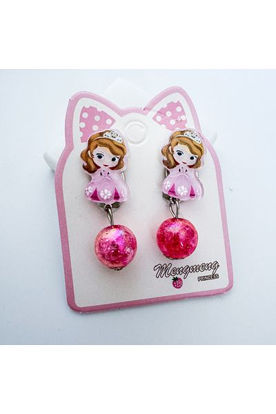 CHARMLUCKY Princess Themed Children's Earrings