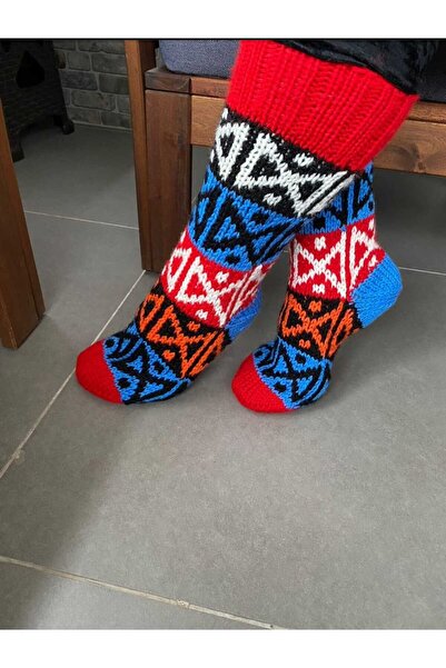 MESKSTORE Hand Knitted Wool Socks