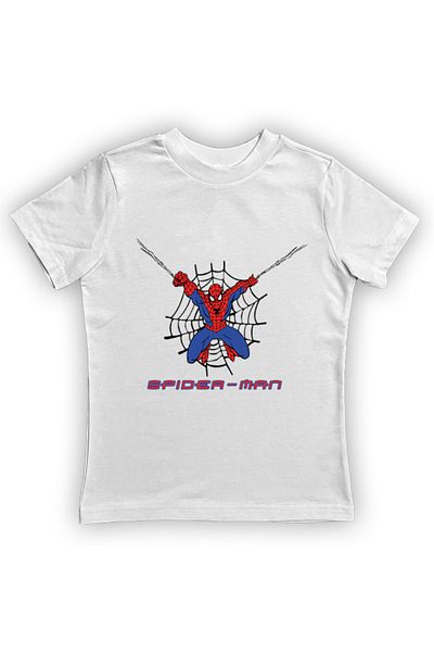 SPIDERMAN printed spider-man cotton combed cloth summer children's T-shirt