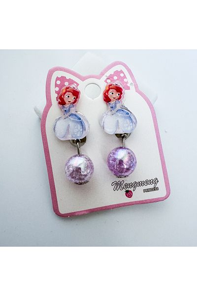 CHARMLUCKY Princess Themed Children's Earrings