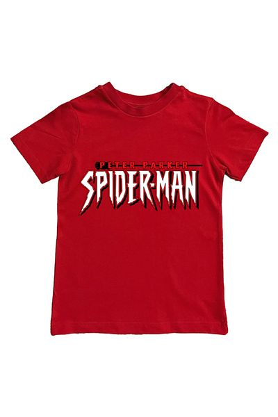 SPIDERMAN printed spider-man cotton combed cloth summer children's T-shirt