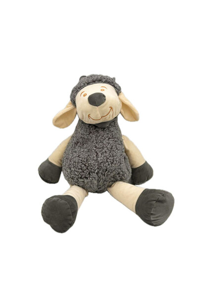 HALLEY Peluş Renkli Gri Renk Kuzular 45 Cm - Mavi Su Dünyası