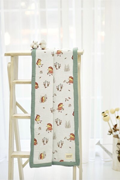 Mama’s Daisy %100 Pamuklu 6 Katlı Müslin Battaniye.