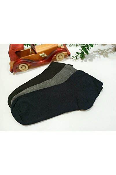 Bebek Meselesi Erkek Bambu Kısa Dikişsiz 200 İğne Özel Kalıp Karışık Renk 3'l...