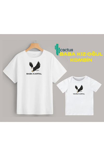 CACTUS COLLECTION Tată, fiu, tată, fiică, combinație vultur (adăugați 2 bucăți în coș pentru a combina un singur produs)