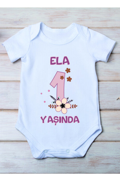 Your Baby's Special Name is Written 1 Year Old Girl Bodysuit