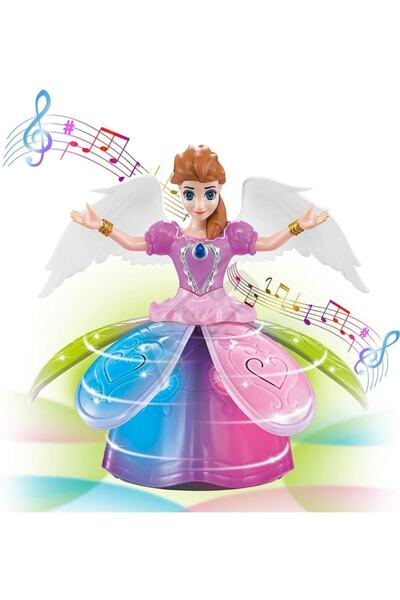 admay Angel Girl Sesli Işıklı Dans Eden Şarkı Söyleyen Etekleri Açılıp Kapana...