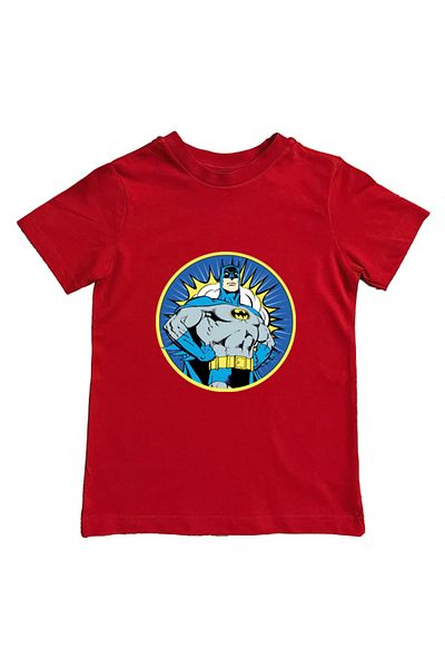 Batman Children's Summer T-Shirt - Printed, Cotton Combed