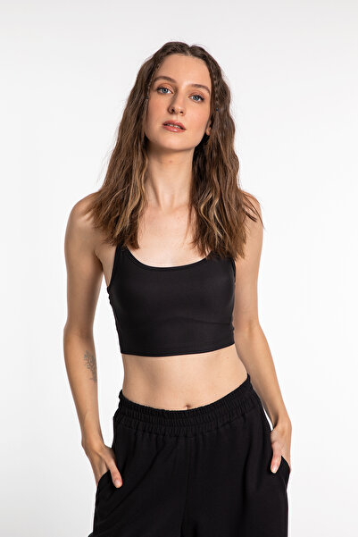 SHEISMONO Soft Touch Rope Strap Bustier Black