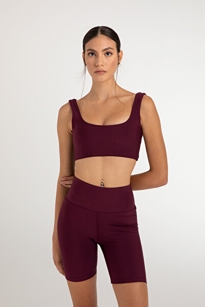 SHEISMONO Sutien sport cu efect de susținere Prune