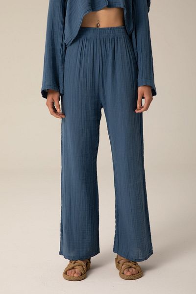 SHEISMONO Musselinhose Indigo