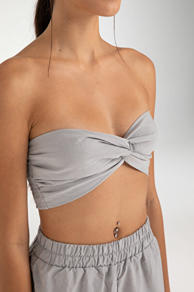 SHEISMONO Maia Keten Büstiyer Gri