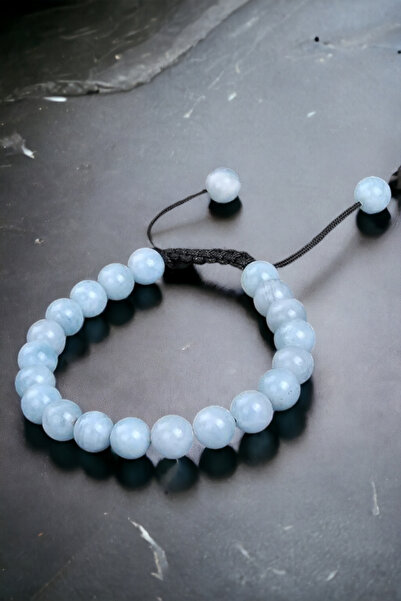 NBS Beautiful Naturel Stones زبرجد (الثقة بالنفس، الشجاعة، التوازن) سوار من ا...