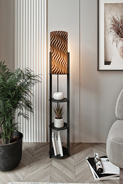 messer RADIANTE YUVARLAK RAFLI LAMBADER BLACK