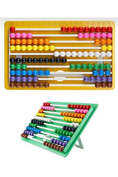 skycott Rail Mishap colorful 1 Piece number counting bead Luxury colorful Abacus for preschool 1st grades