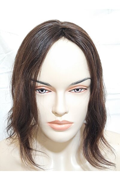 İsmet peruk gerçek saç deri görünümlü tepelik