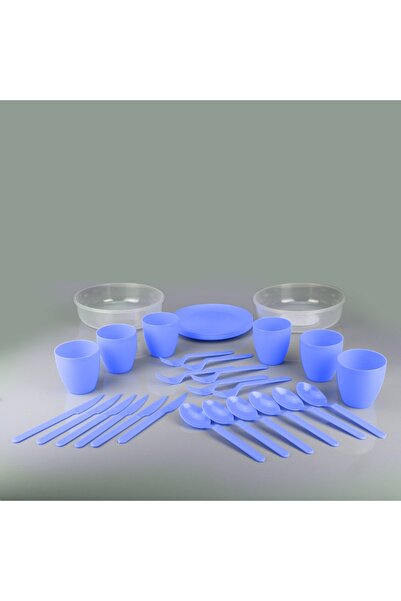 MAGİTOPTAN Set de picnic pentru 6 persoane - cu geantă, 32 de piese