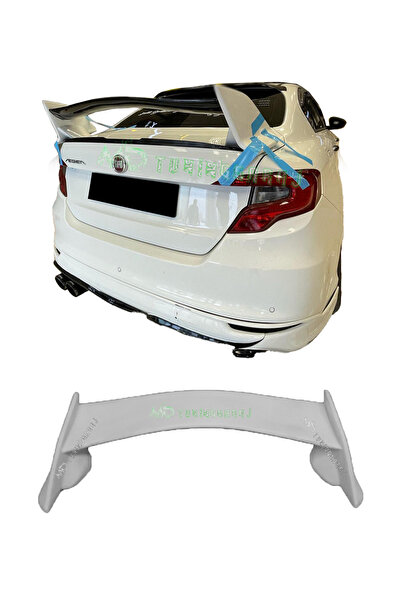 Genel Markalar Fiat Egea 2015-2025 Uyumlu Boyasız Fiber Typer Spoiler