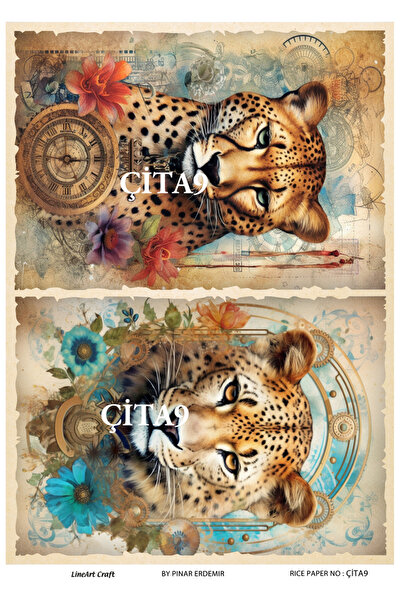 LİNEART Pirinç Dekopaj Kağıdı No:ÇİTA9- 29X42cm