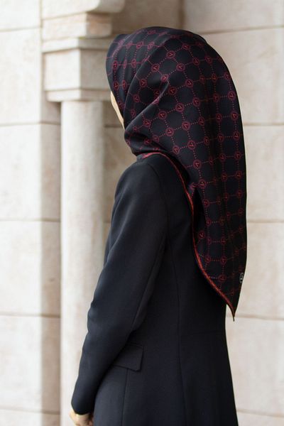 Vissona TWILL ΜΕΤΑΞΩΤΟ ΦΟΥΝΤΟΥΡΑ ΜΑΥΡΟ/ΚΟΚΚΙΝΟ