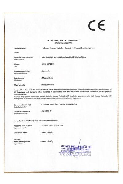 messer QUATTRO raflı lambader SAFİR MEŞE