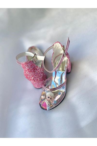 PATİK BEBE Pantofi cu toc transparent prințesă