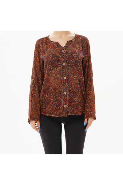 han collection baskılı gömlek